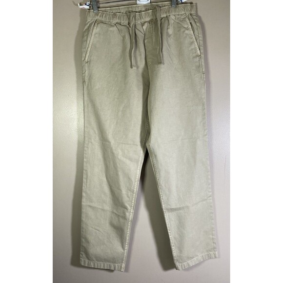 Outerknown Pants Drawstring Beige Men's Large Casual Hiking - Picture 1 of 16